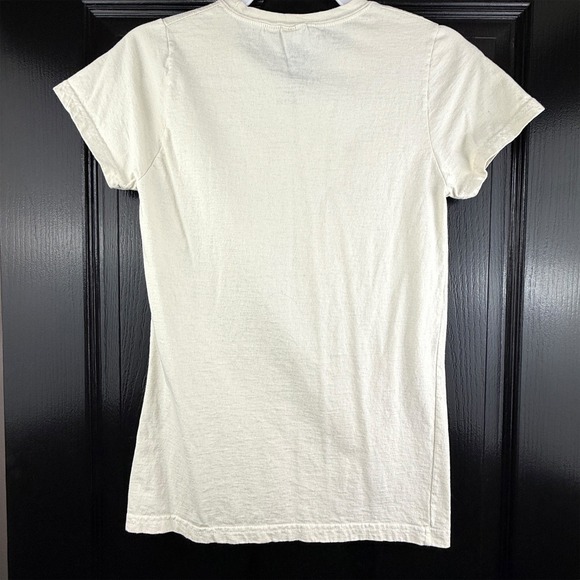 The Beatles 1964 New York Graphic Band T-Shirt Cream Womens XL 2013 Apple Corps - Picture 3 of 7